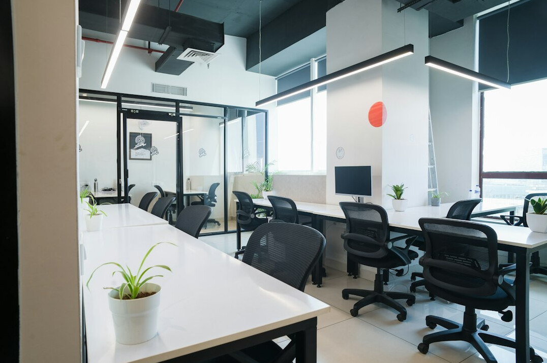modern office workspace