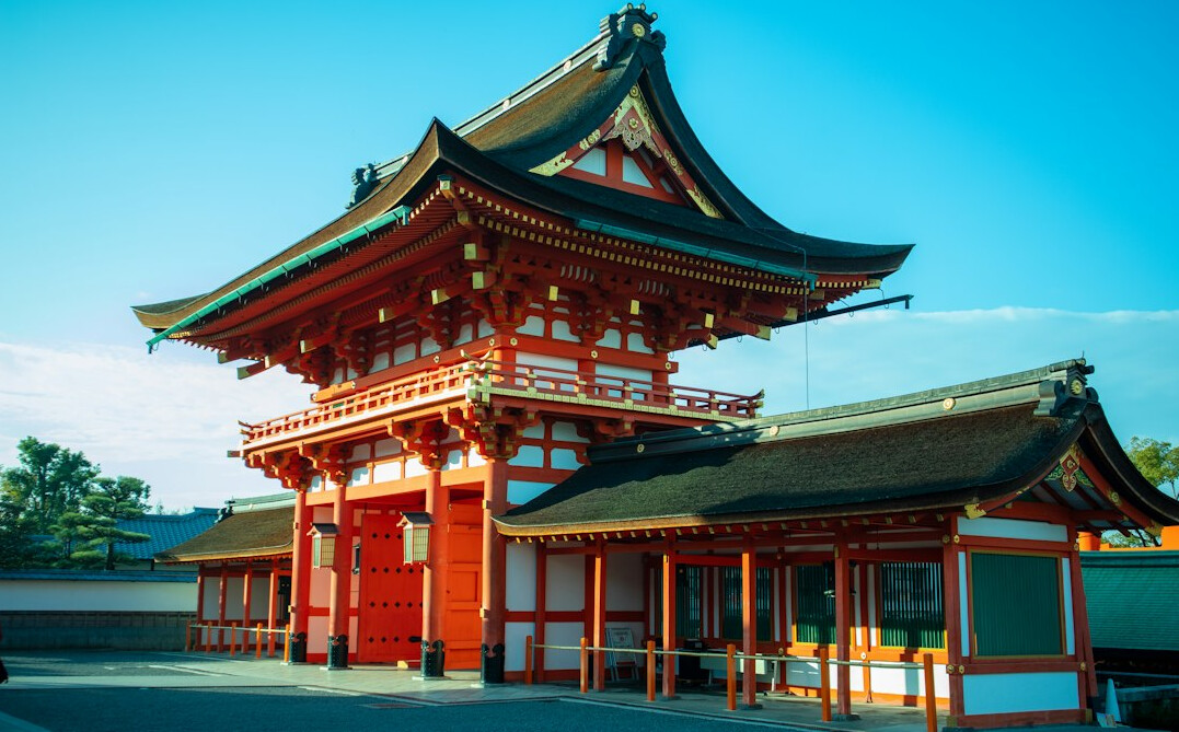 Japanese National Diet Building exterior under a clear sky